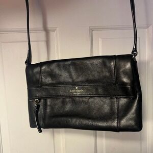 Black Kate Spade leather crossbody bag